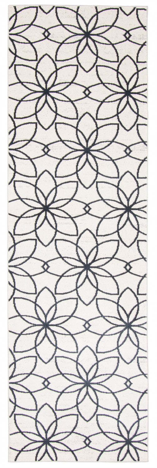 Tapis Terali ivoire lavable en machine - 2'6 x 8'0|Carpette Terali ivoire lavable à la machine - 2 pi 6 po x 8 pi 0 po|D86FZDLS