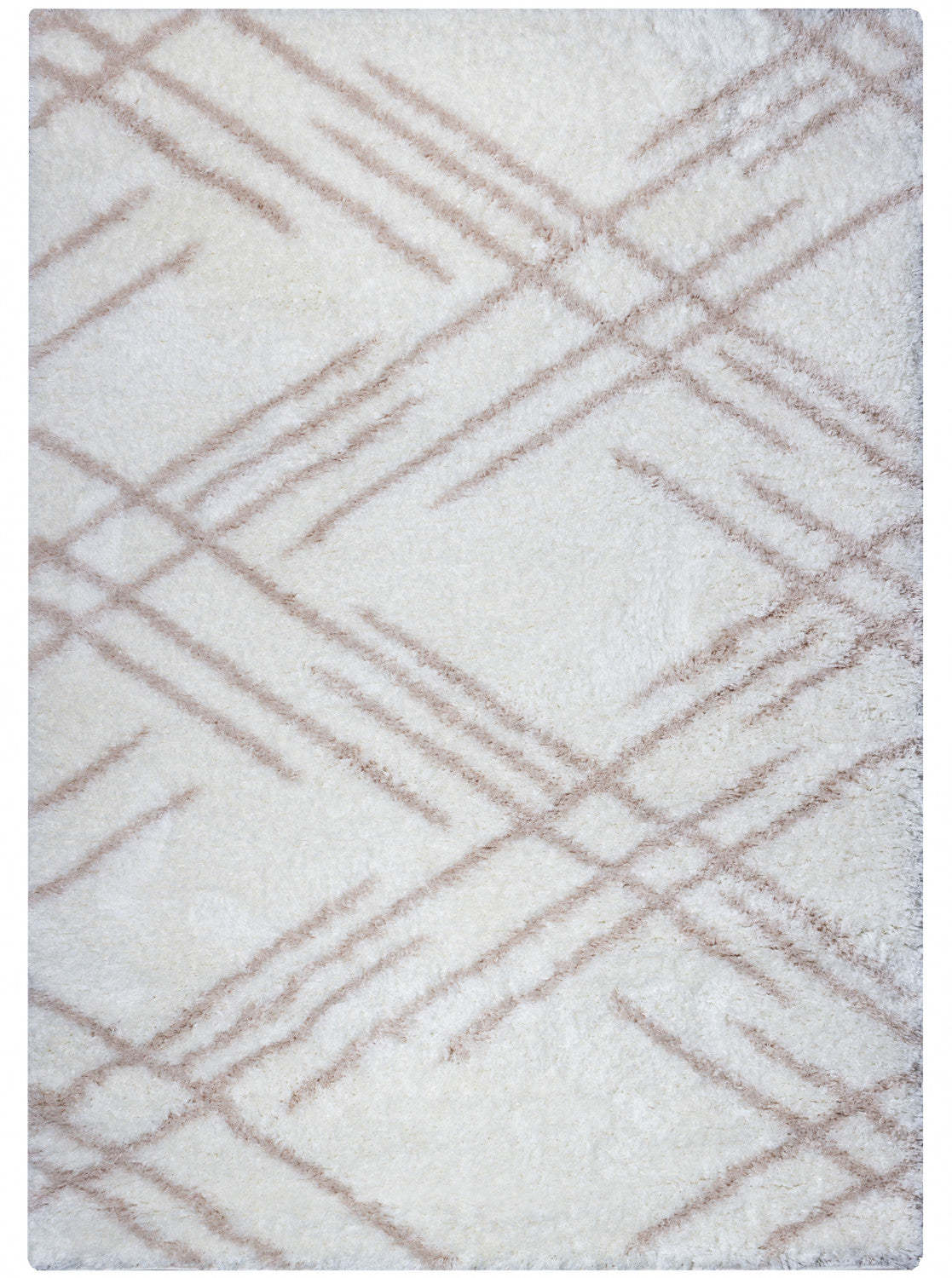 Ker Cream Lines 3x5 Area Rug|Carpette Ker crème à rayures 3 x 5|D80GQ32R