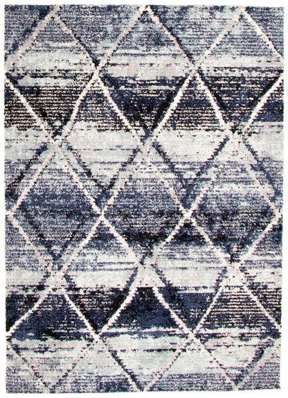 Tapis Makondo Abstract Bleu - 160 x 220 cm | D28IWE9X