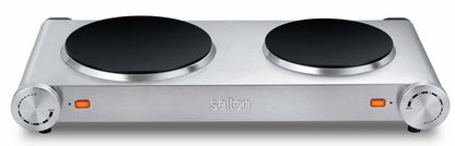 Surface de cuisson infrarouge Salton à double brûleur - HP1269|Surface de cuisson Salton à infrarouge et à 2 brûleurs - HP1269