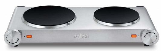 Surface de cuisson infrarouge Salton à double brûleur - HP1269|Surface de cuisson Salton à infrarouge et à 2 brûleurs - HP1269