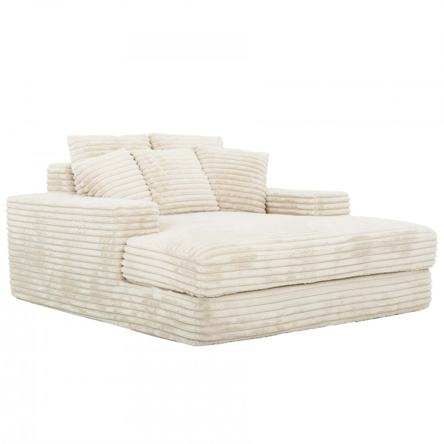 Chaise longue en mousse Sealy 68 Snug - Beige | Fauteuil long Snug de Sealy de 68 po avec mousse - beige