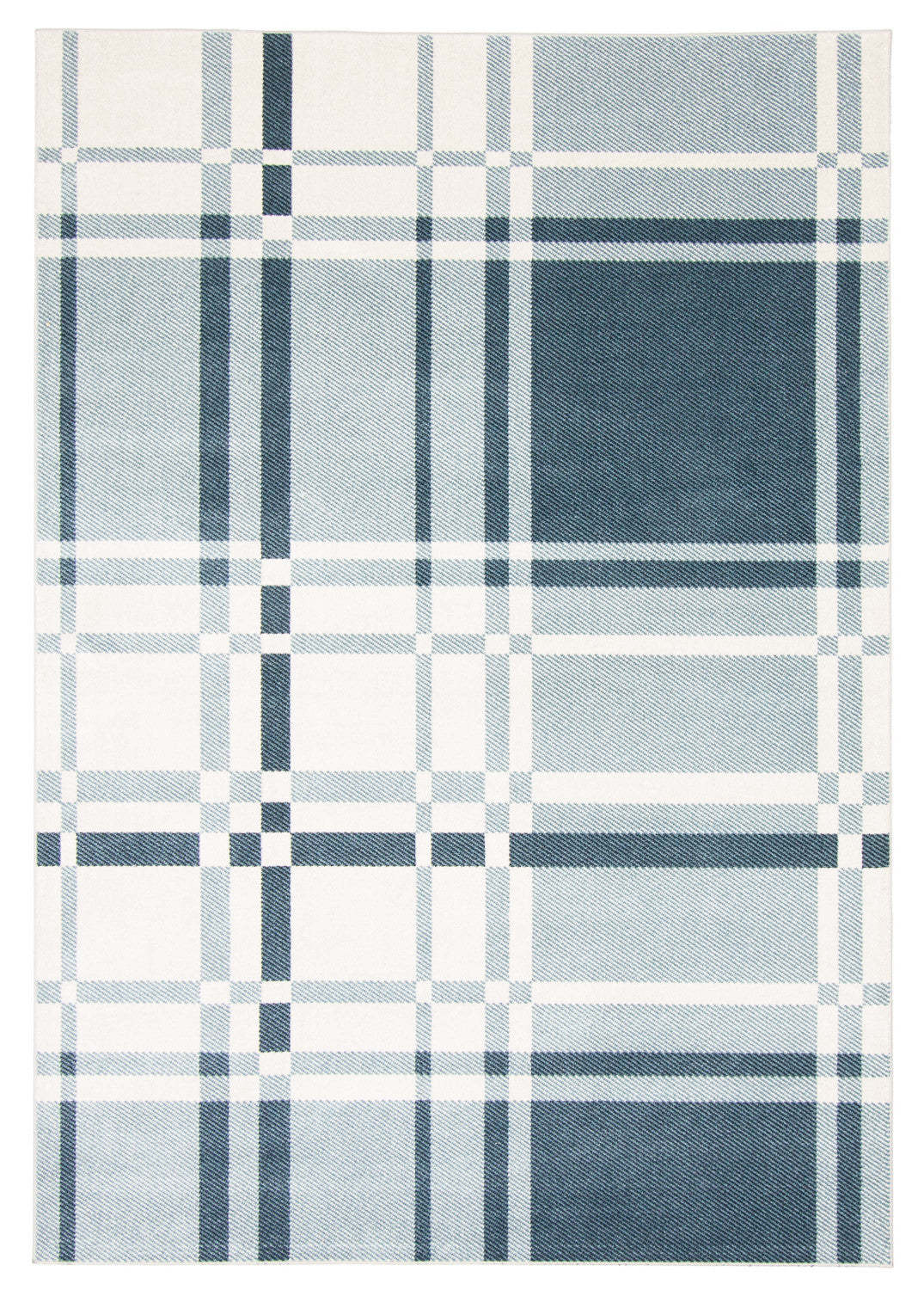 Tapis Roma bleu lavable en machine - 6'0 x 9'0|Tapis Roma bleu lavable à la machine - 6 pi 0 po x 9 pi 0 po|D86FPE55