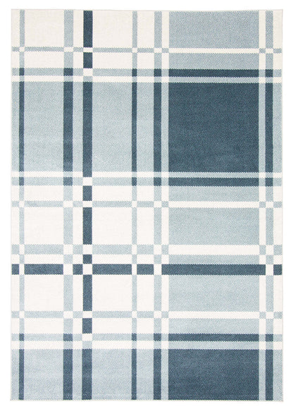 Carpette Roma bleue lavable à la machine - 5 pi 0 po x 7 pi 0 po|D86FZLYK