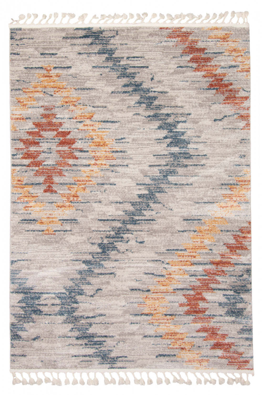 Vera Sun ivoire/bleu Tapis d'aire - 5'2 x 7'5| Tapis Vera Sun ivoirebleue - 5 pi 2 po x 7 pi 5 po|D86FQX4A