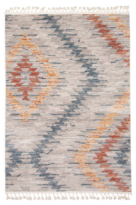 Vera Sun ivoire/bleu Tapis d'aire - 5'2 x 7'5| Tapis Vera Sun ivoirebleue - 5 pi 2 po x 7 pi 5 po|D86FQX4A