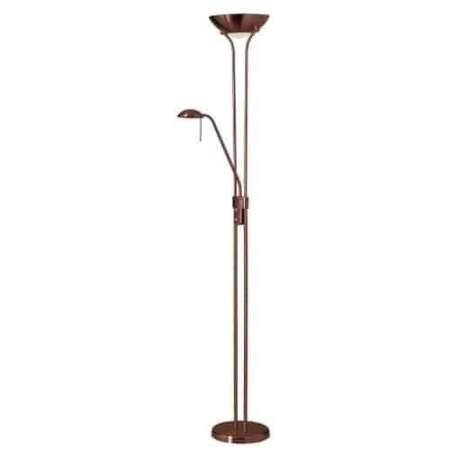 Dainolite Mother &amp; Son Lampadaire Oil Brushed Bronze Finish|Lampe à pied Mother &amp; Son de Dainolite avec fini bronze brossé huilé