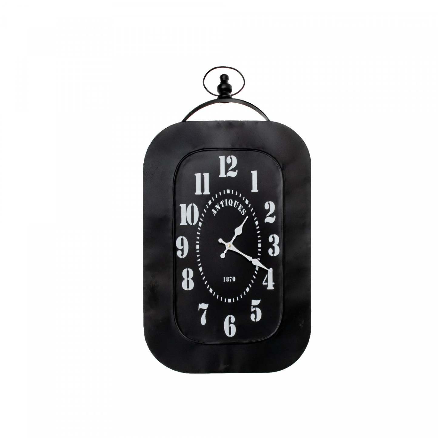 Zedd Metal Rectangular Clock|Horloge rectangulaire Zedd en métal