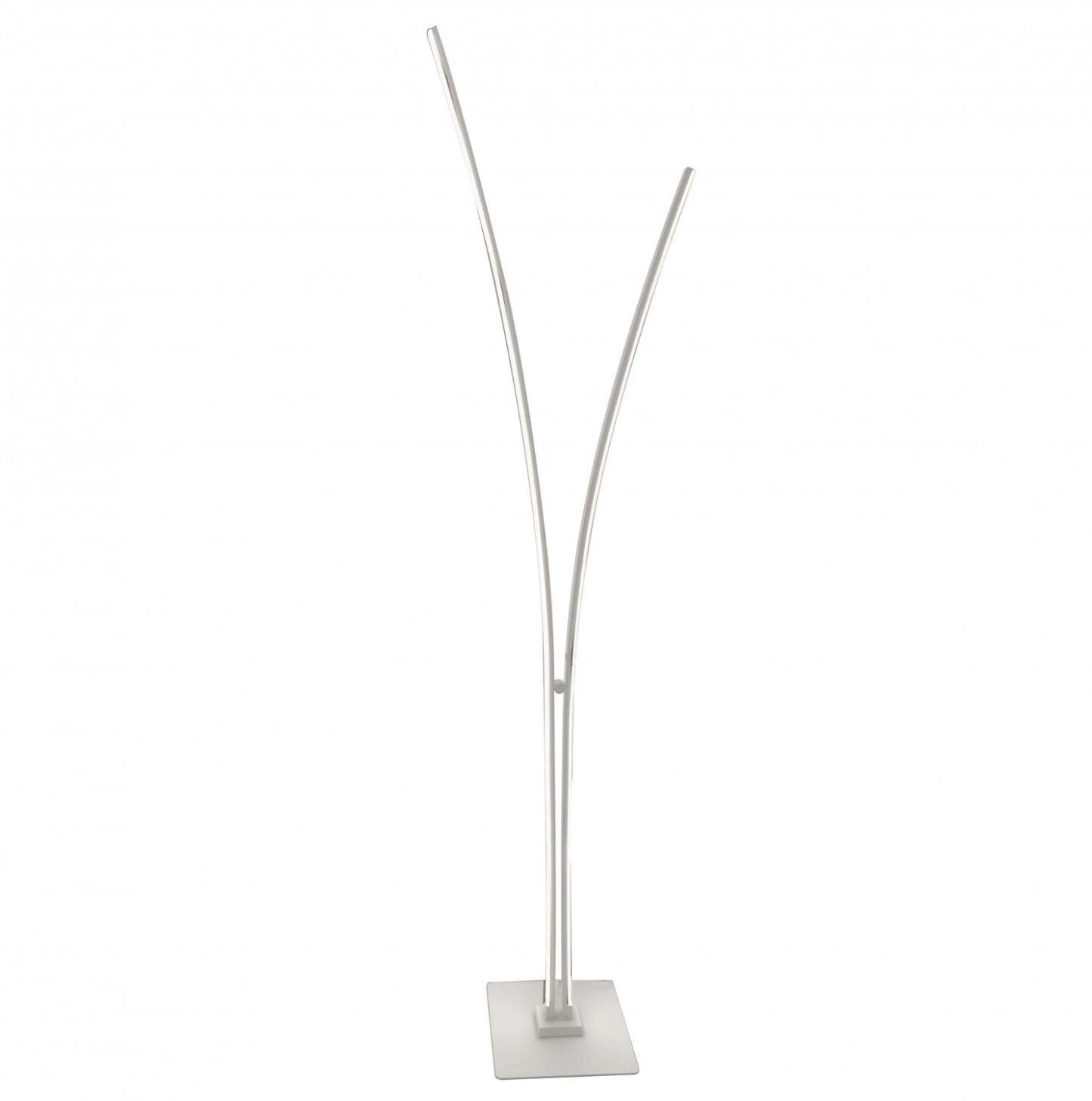 Dainolite Vincent Floor Lamp 34w Matte White White Silicone Diffuser|Lampe à pied Vincent de Dainolite en silicone blanc qui diffuse la lumière, avec fini blanc mat et ampoule de 34 W