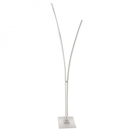 Dainolite Vincent Floor Lamp 34w Matte White White Silicone Diffuser|Lampe à pied Vincent de Dainolite en silicone blanc qui diffuse la lumière, avec fini blanc mat et ampoule de 34 W