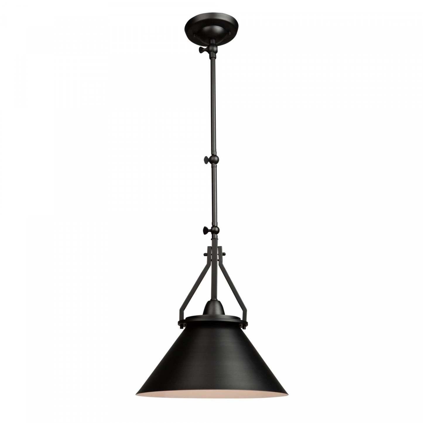 Brydon 1-Light Black Wall Sconce Pendant|Applique murale suspendue noire Brydon à 1 ampoule|D06H52AX
