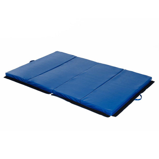Soozier Tapis De Gymnastique Pliable 4'x6'x2'', Tapis D'exercice Avec Poignées De Transport Pour Yoga, MMA,|Soozier Tapis De Gymnastique Pliable 10,2 X 15,2 X 5,1 Cm, Tapis D'exercice Avec Poignées De Transport