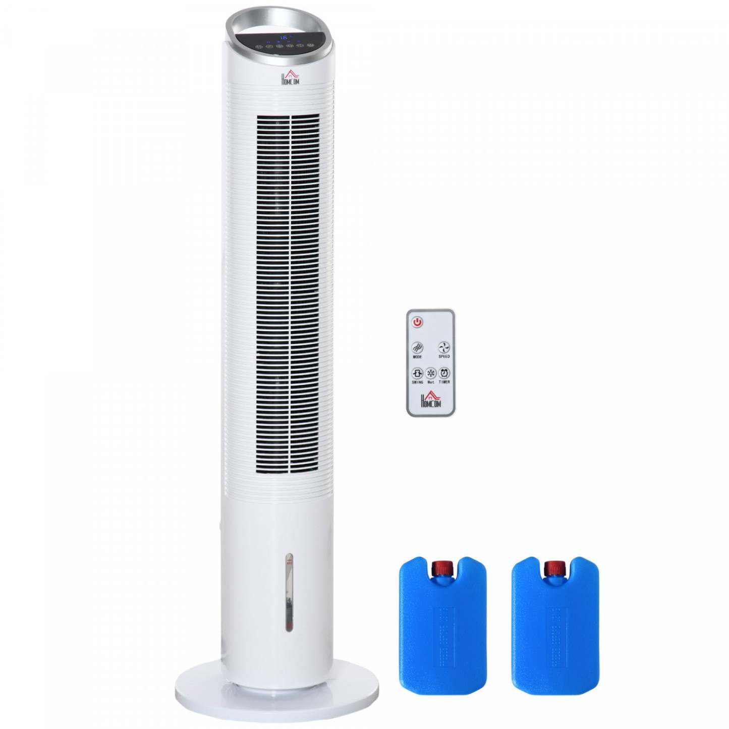 Homcom 3 Modes Portable Evaporative Air Cooler Fan|Homcom Ventilateur De Refroidisseur D'air Évaporaif Portable À 3 Modes