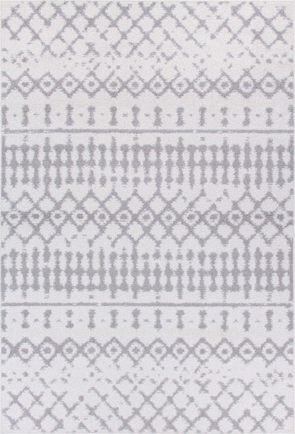 Lav Grey Mor 4x6 Area Rug|Carpette Lav grise à motifs marocains 4 x 6|D80GF7BO