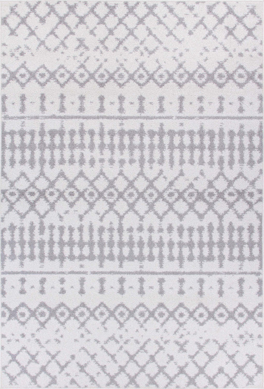 Lav Grey Mor 4x6 Area Rug|Carpette Lav grise à motifs marocains 4 x 6|D80GF7BO