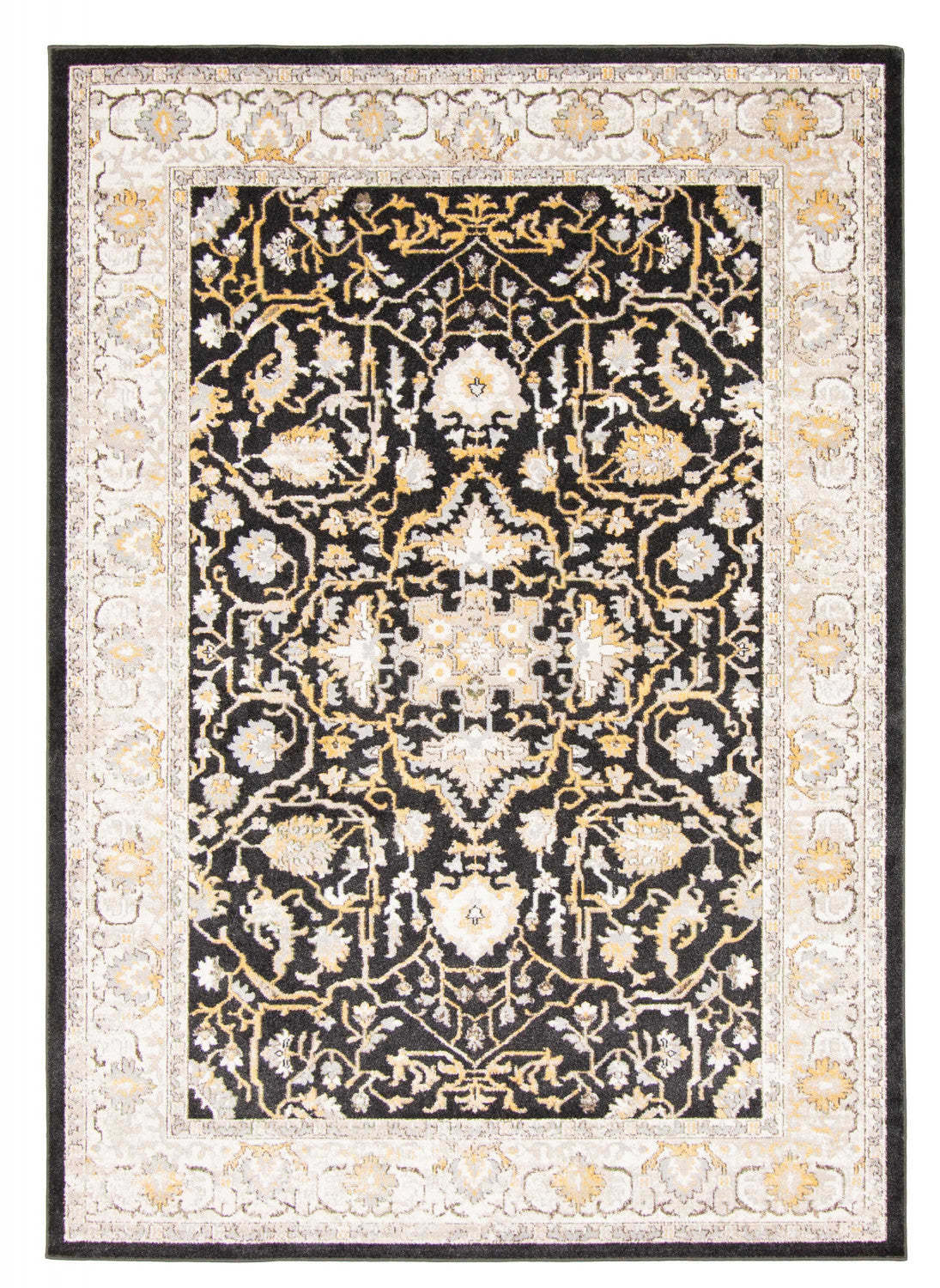 Legacy Black Machine Lavable Area Rug - 3'0 x 5'0|Carpette Legacy noire lavable à la machine - 3 pi 0 po x 5 pi 0 po|D86FZOR6