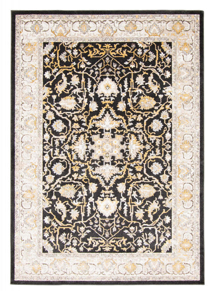 Legacy Black Machine Lavable Area Rug - 3'0 x 5'0|Carpette Legacy noire lavable à la machine - 3 pi 0 po x 5 pi 0 po|D86FZOR6