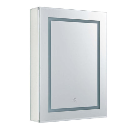 Stapik LED Medicine Mirror Cabinet - Silver|Armoire à pharmacie Stapik avec miroir et DEL - argentée