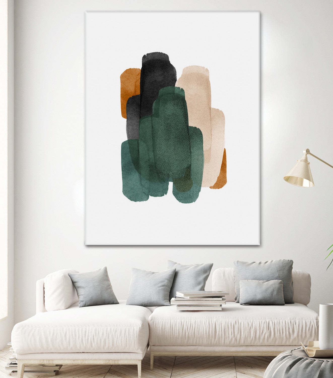 Œuvre d'art murale géante « Untitled Art » 72x54