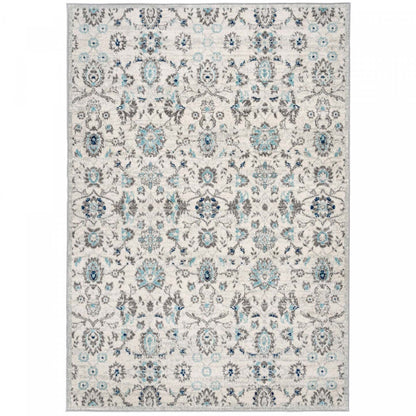 Tapis Roma Paradise bleu 7 x 10 | D80GUHFA