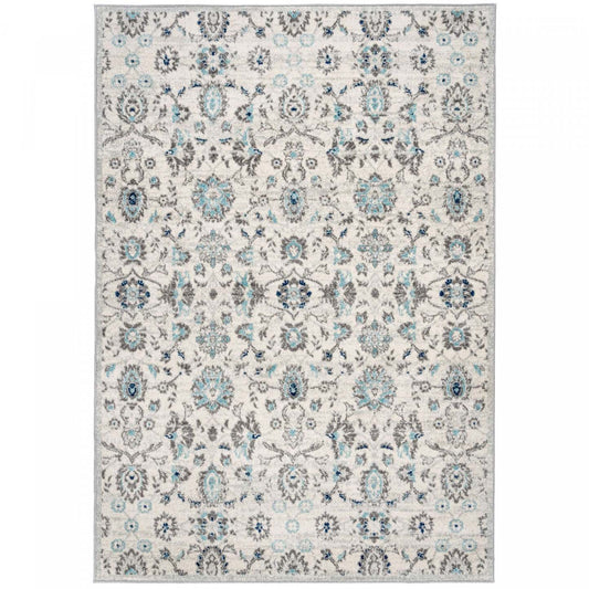 Tapis Roma Paradise bleu 7 x 10 | D80GUHFA