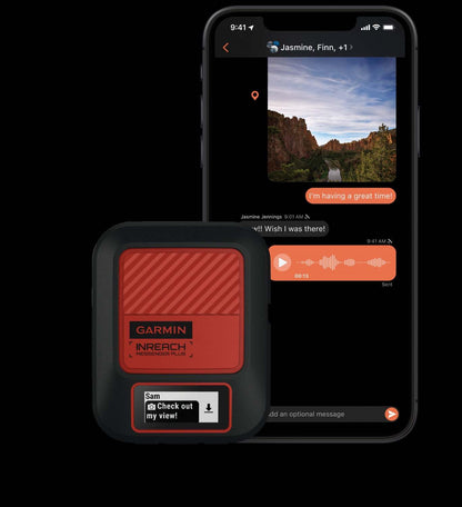 Garmin Inreach Messenger Plus Communicateur Satellite - Sos Sat Com Avec Personnel Disponible 24/7