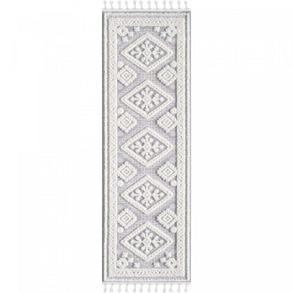 Quinto Westerner Shag Area Rug - 2'7 x 8'|Tapis à poil long Quinto Westerner - 2 pi 7 po x 8 pi