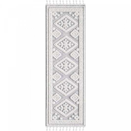 Quinto Westerner Shag Area Rug - 2'7 x 8'|Tapis à poil long Quinto Westerner - 2 pi 7 po x 8 pi