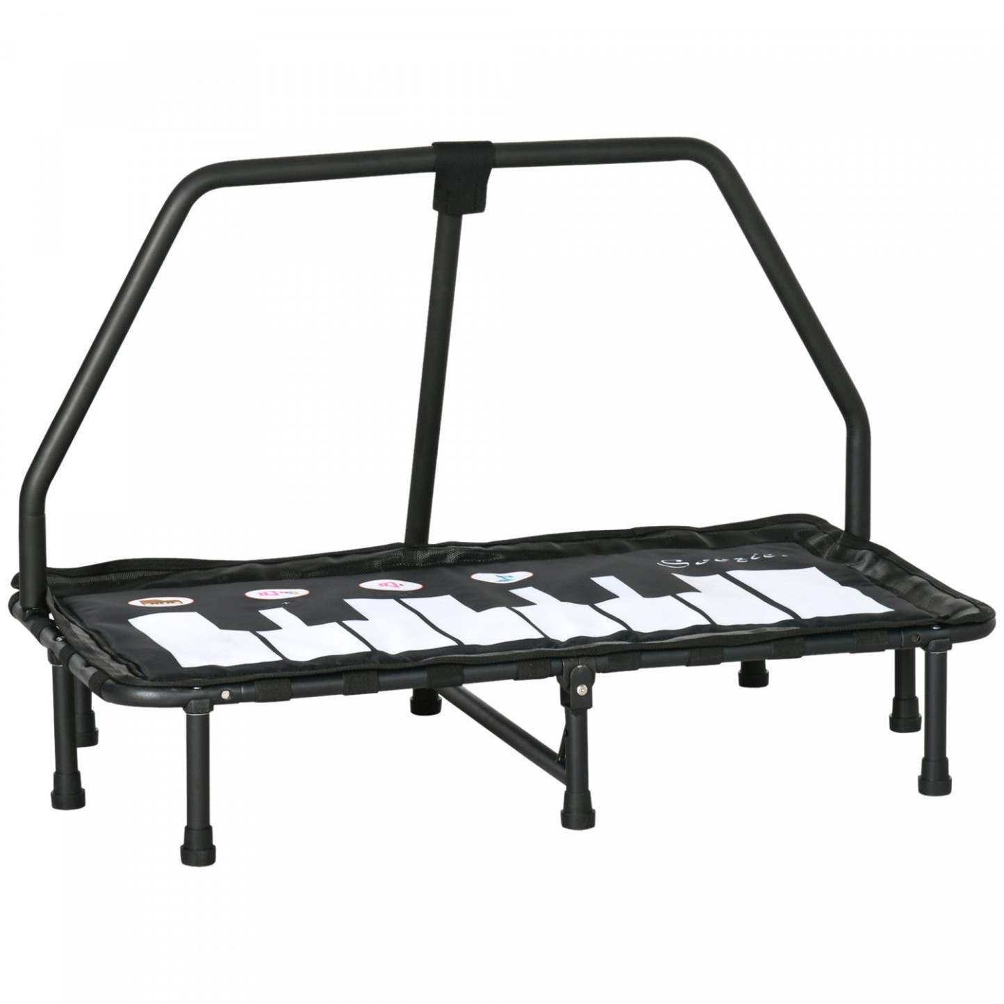 Soozier Trampoline Pour Enfants Avec Fonction Musicale Cadre En Acier Intérieur Rebondisseur Âge 3 À 8 Ans|Outsunny Trampoline Pour Enfants Avec Fonction Musicale Cadre En Acier Intérieur Rebond Âge 3 À 6 Ans