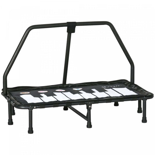 Soozier Trampoline Pour Enfants Avec Fonction Musicale Cadre En Acier Intérieur Rebondisseur Âge 3 À 8 Ans|Outsunny Trampoline Pour Enfants Avec Fonction Musicale Cadre En Acier Intérieur Rebond Âge 3 À 6 Ans