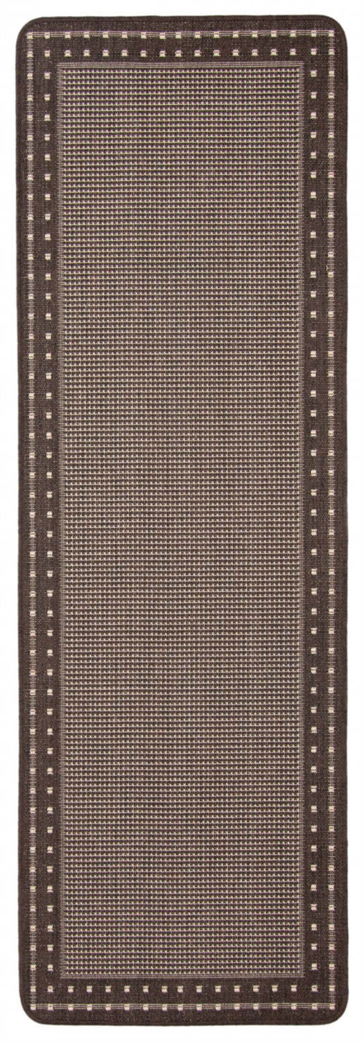 Carpette Clementine chocolat - 2 pi 2 po x 6 pi 7 po