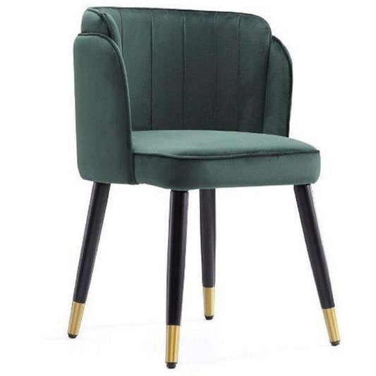 Manhattan Comfort Zephyr Velvet Dining Chair - Hunter Green|Chaise de salle à manger Zephyr de Manhattan Comfort en velours - vert forêt