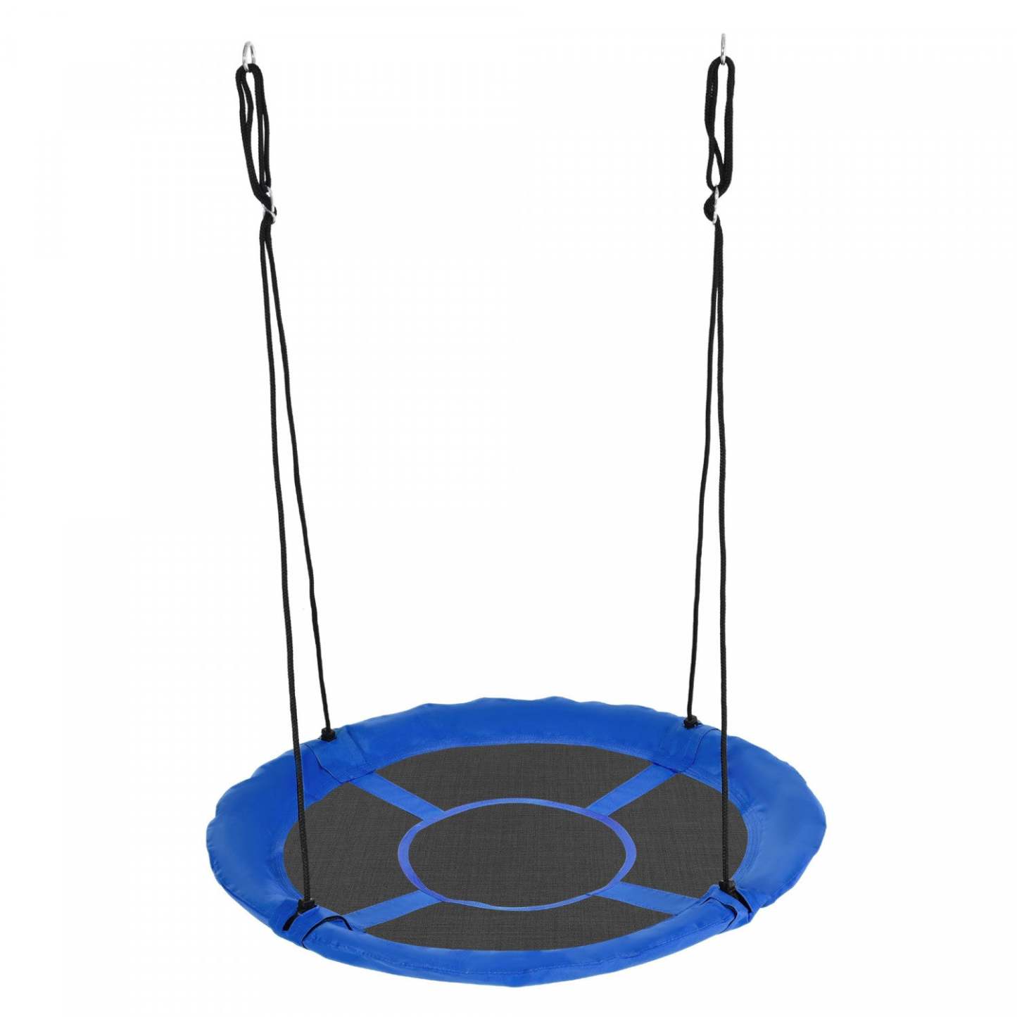 Outsunny 43.25 Balancoire Géante Suspendue en Forme de Soucoupe, Siège en Corde de Nid, Cordes Suspendues Ajustables | Outsunny 43.25 Balancoire Enfant Corde Siège Suspendu Rond Jardin Aire De Jeu Jouet De Jeu En Plein