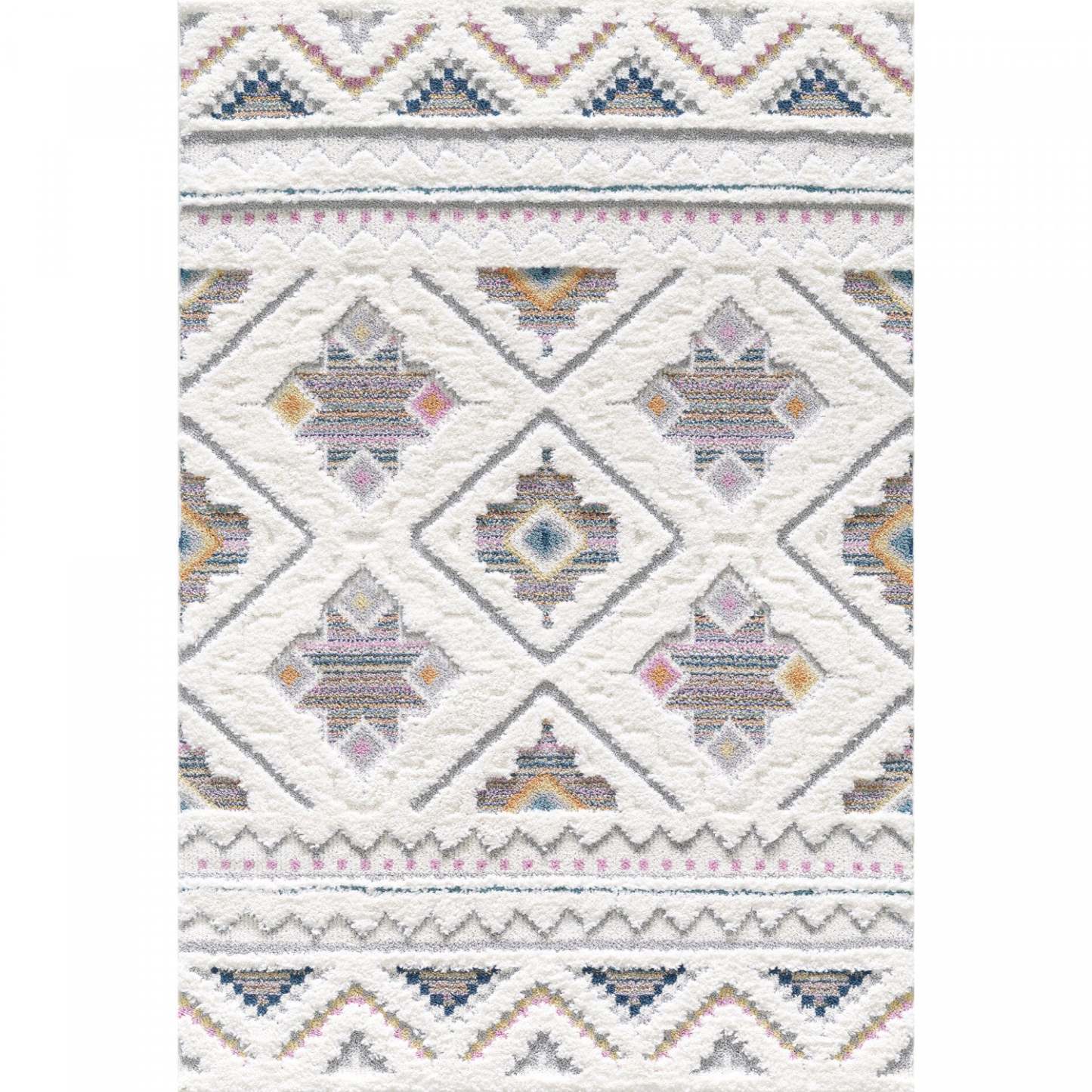 Tapis à poils longs Lola Boho - 6'7 x 9'6|Carpette à poil long Lola bohème - 6 pi 7 po x 9 pi 6 po