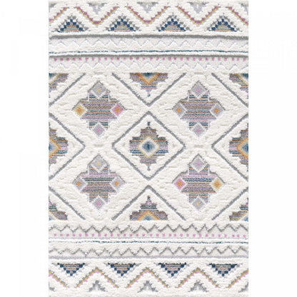 Tapis à poils longs Lola Boho - 6'7 x 9'6|Carpette à poil long Lola bohème - 6 pi 7 po x 9 pi 6 po
