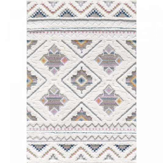 Tapis à poils longs Lola Boho - 6'7 x 9'6|Carpette à poil long Lola bohème - 6 pi 7 po x 9 pi 6 po