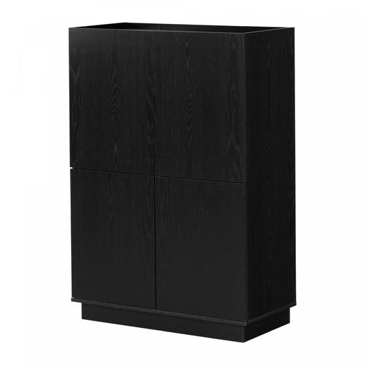 Armoire d'appoint pour buffet haut Arum - Chêne noir | Buffet d'appoint haut Arum - chêne noir