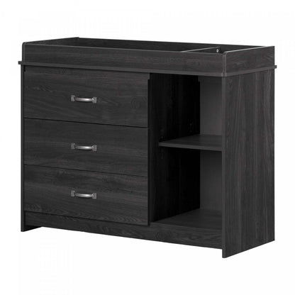 Table à langer large Tassio - Chêne gris | Tassio Table à langer Large Chêne gris, de Meubles Rive-Sud | D83G085Y