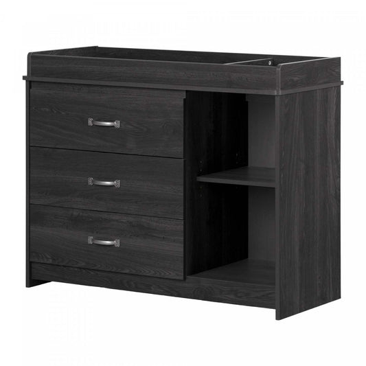 Table à langer large Tassio - Chêne gris | Tassio Table à langer Large Chêne gris, de Meubles Rive-Sud | D83G085Y