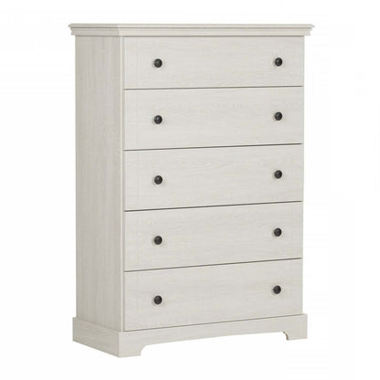 Commode à 5 tiroirs Avilla - Chêne d'hiver | Commode Avilla 5 Tiroirs - Chêne hivernal | D83GN9GM