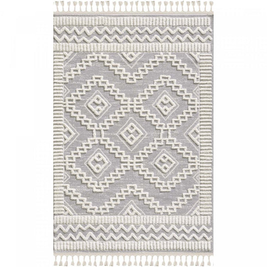 Quinto Marocain Quatro Shag Area Rug - 7'7 x 10'|Carpette à poil long Quinto Marocain Quatro - 7 pi 7 po x 10 pi