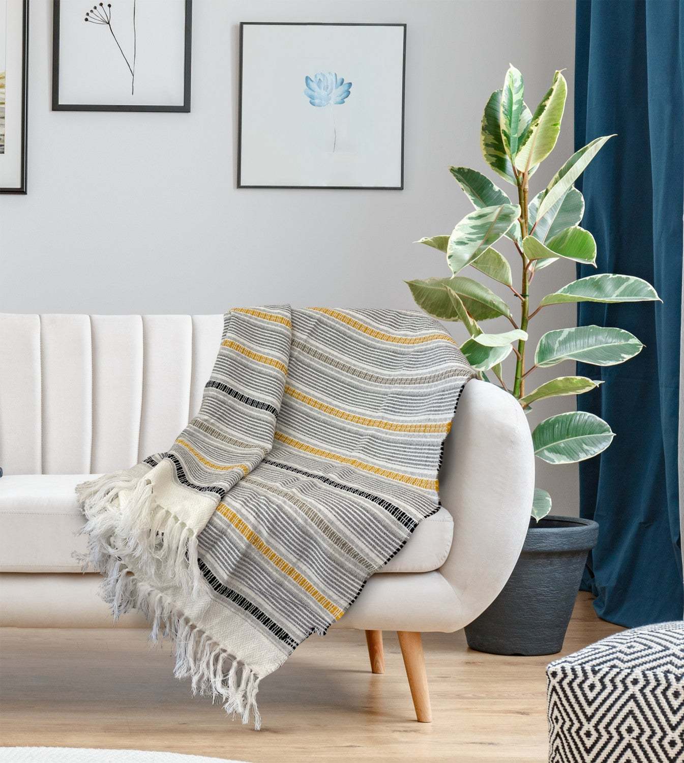 Carlisle Multi-Colour Throw Blanket - 50x60|Jeté Carlisle multicolore - 50x60|D258E9S3