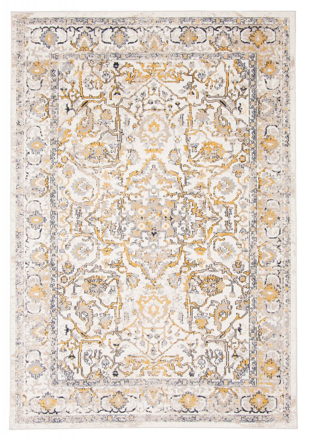 Tapis Legacy Ivory lavable en machine - 8'0 x 10'0|Carpette Legacy ivoire lavable à la machine - 8 pi 0 po x 10 pi 0 po|D86FBD37
