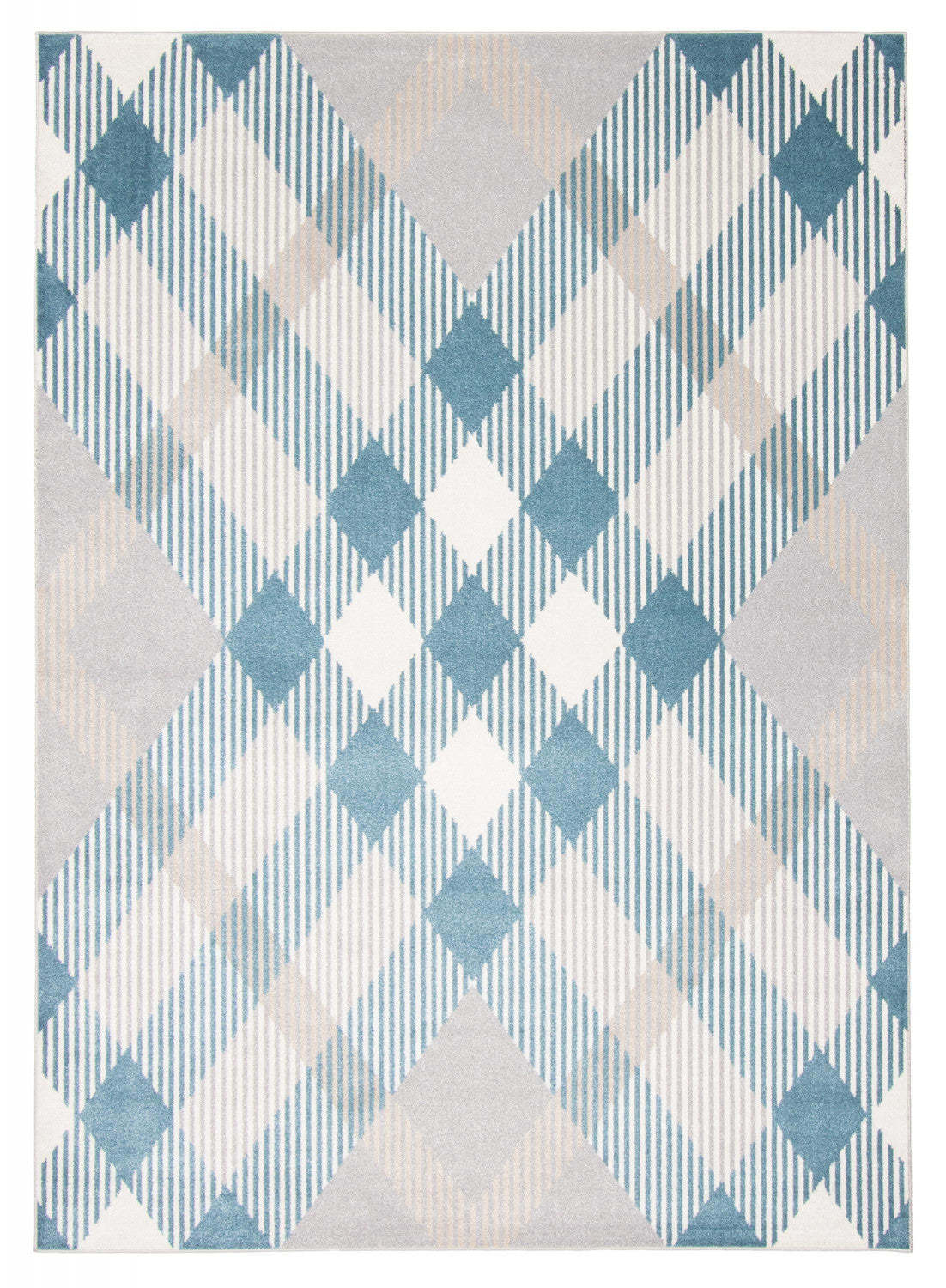 Kors Grey Machine Washable Area Rug - 5'0 x 7'0|Carpette Kors grise lavable à la machine - 5'0 x 7'0|D86FF8RE