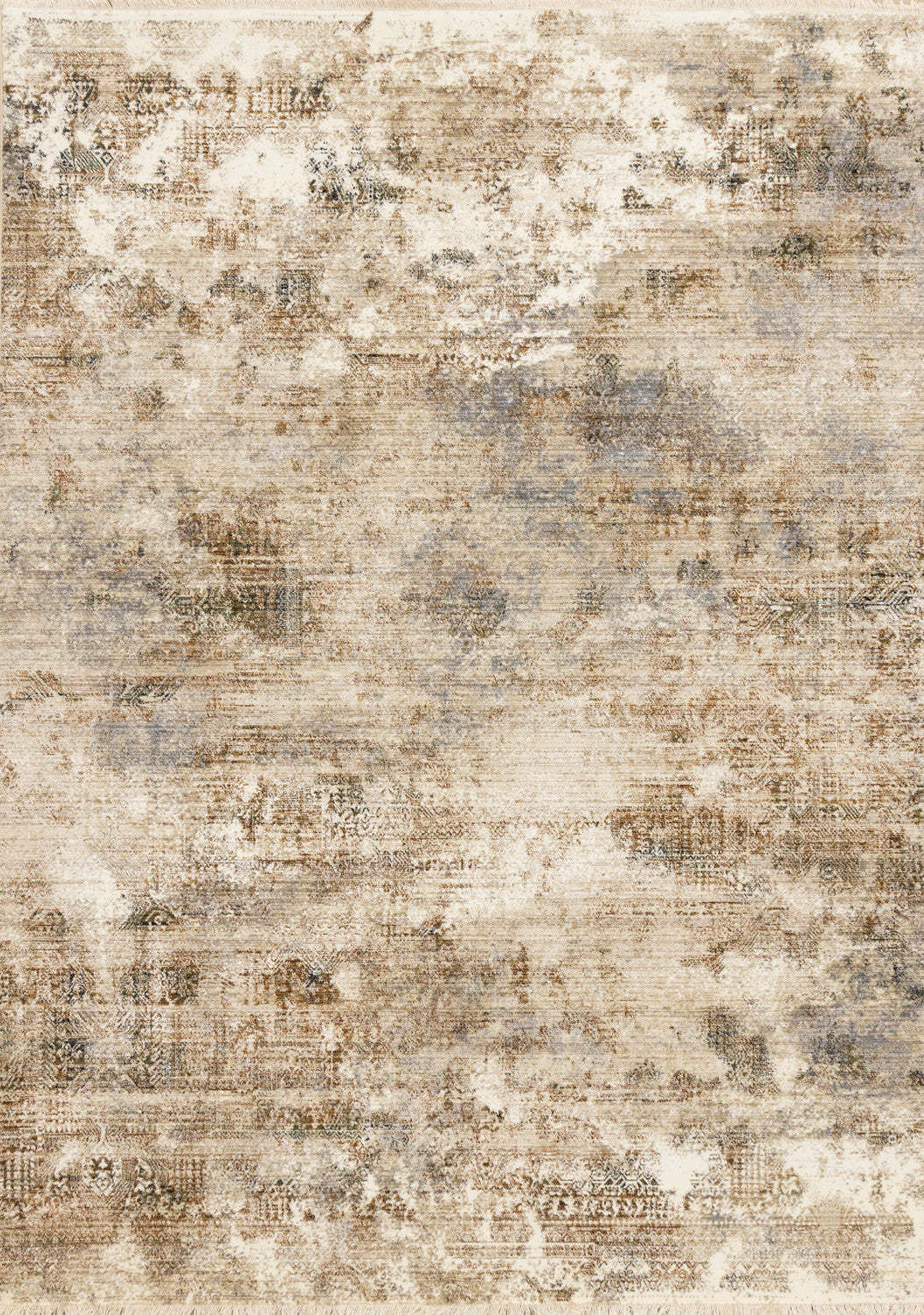 Sydney Beige Grey Cream Distressed Area Rug - 5'3 x 7'10|Carpette Sydney beige, grise et crème à motif vieilli - 5 pi 3 po x 7 pi 10 po