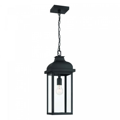 Madrid 1 Light Outdoor Pendant, Black Lamp | Suspension D’exterieur Madrid A 1 lampe, Noire