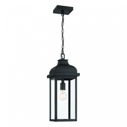 Madrid 1 Light Outdoor Pendant, Black Lamp | Suspension D’exterieur Madrid A 1 lampe, Noire