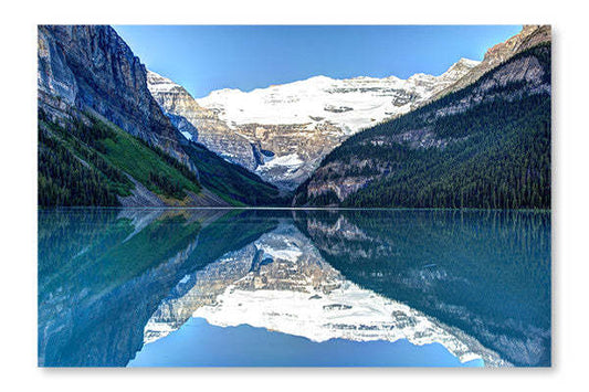 Lake Louise, Banff National Park 16x24 Wall Art Frame And Fabric Panel| Lake Louise, Banff National Park 16 po x 24 po : Cadre d'art mural et panneau de tissu|D44GERTR