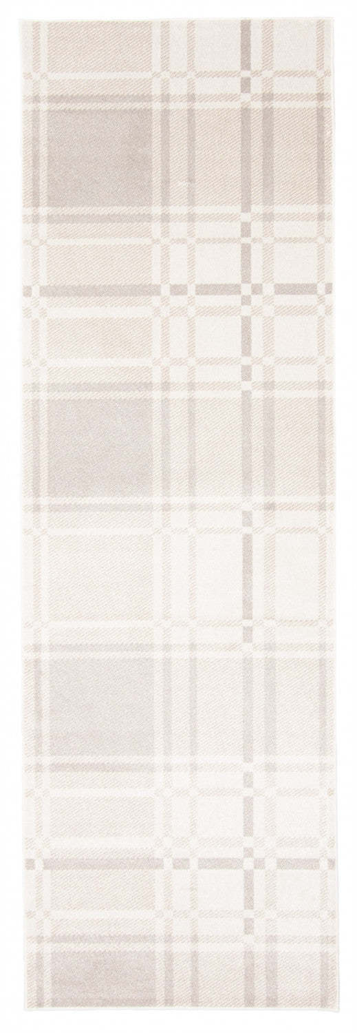 Tapis Roma ivoire lavable en machine - 2'6 x 8'0|Carpette Roma ivoire lavable à la machine - 2 pi 6 po x 8 pi 0 po|D86FRLDY