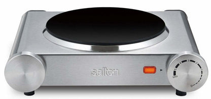 Table de cuisson infrarouge à brûleur unique Salton - HP1502|Surface de cuisson Salton à infrarouge et 1 brûleur - HP1502